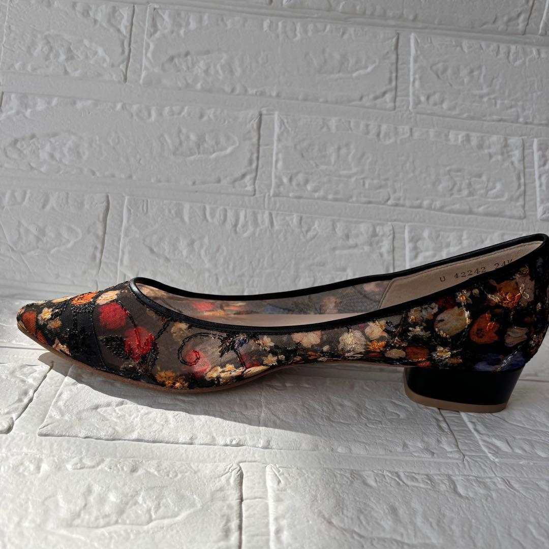 ✨新品未使用✨DIANA 絵画シリーズ ブリューゲル パンプス 黒 24.5