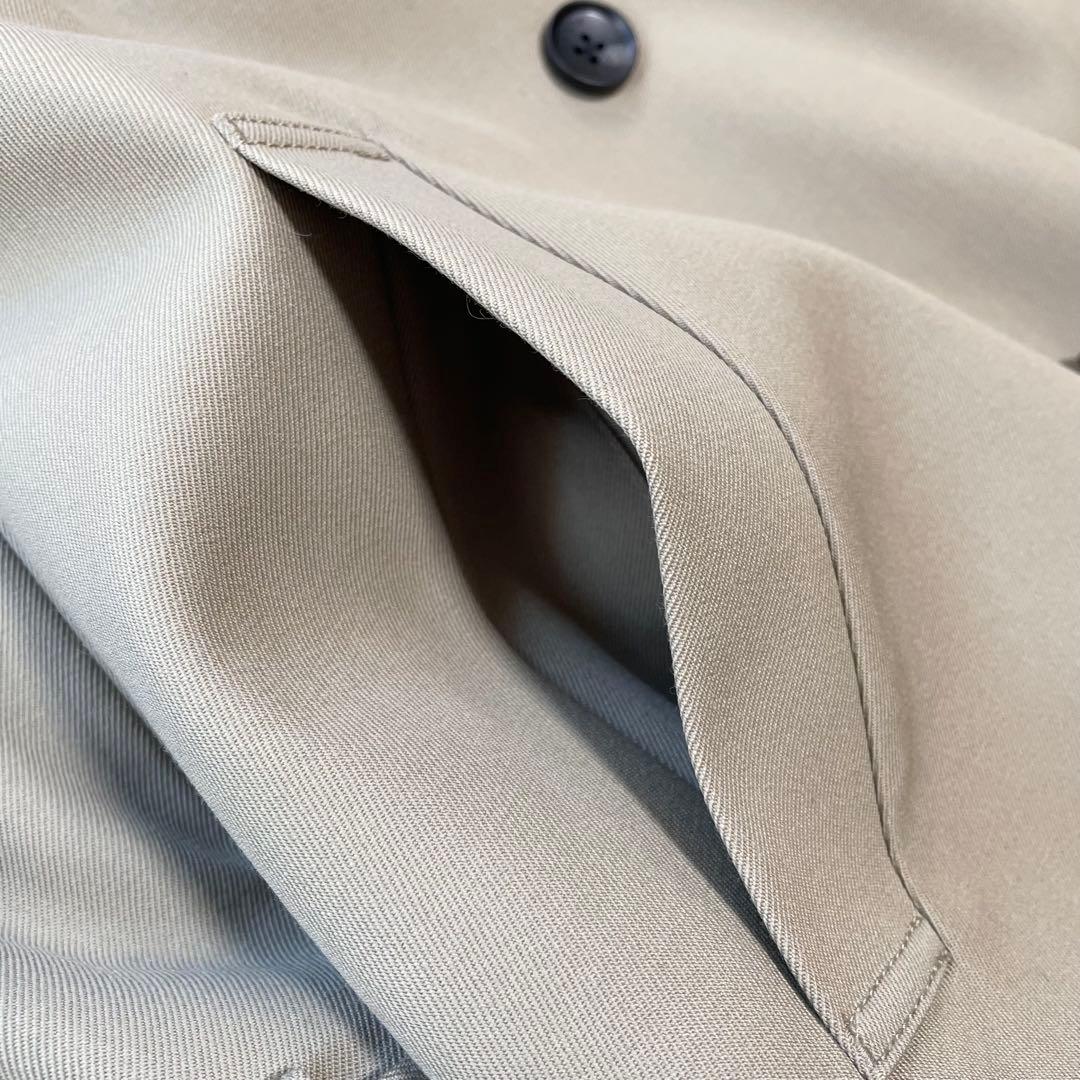 24SS✨新品タグ付✨anuans ウールギャバジントレンチコート M