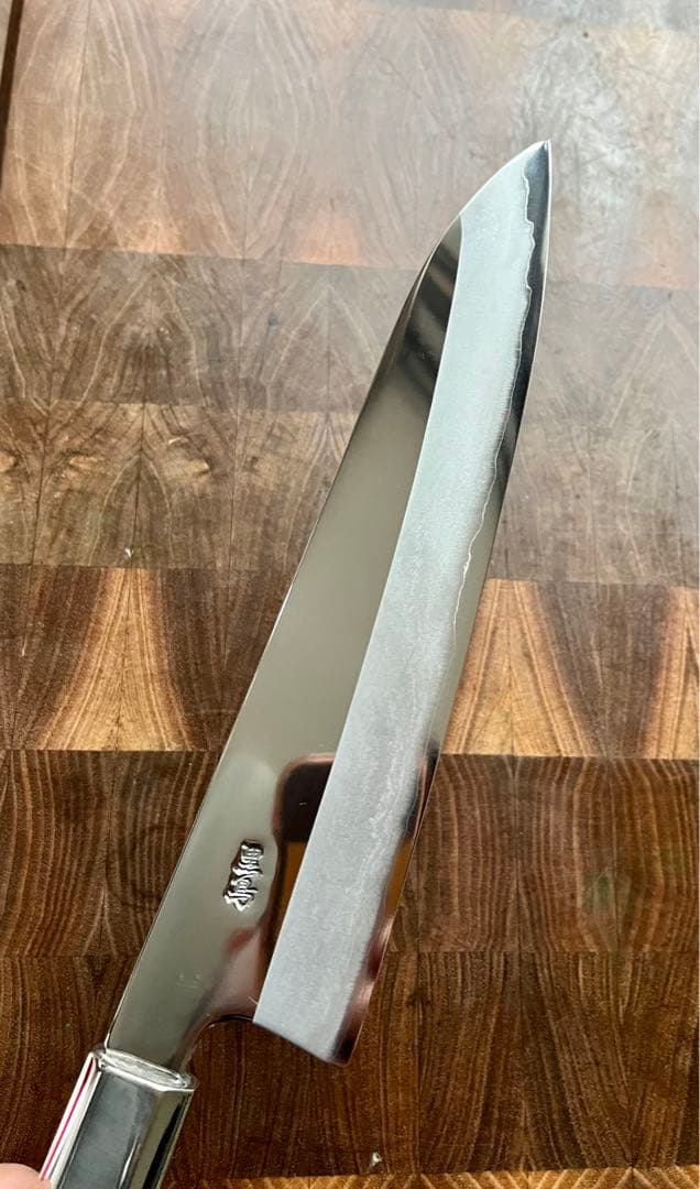 黒鳥鍛造　銀三　磨き　牛刀　210mm 包丁　洋包丁　ステンレス　土佐打刃物