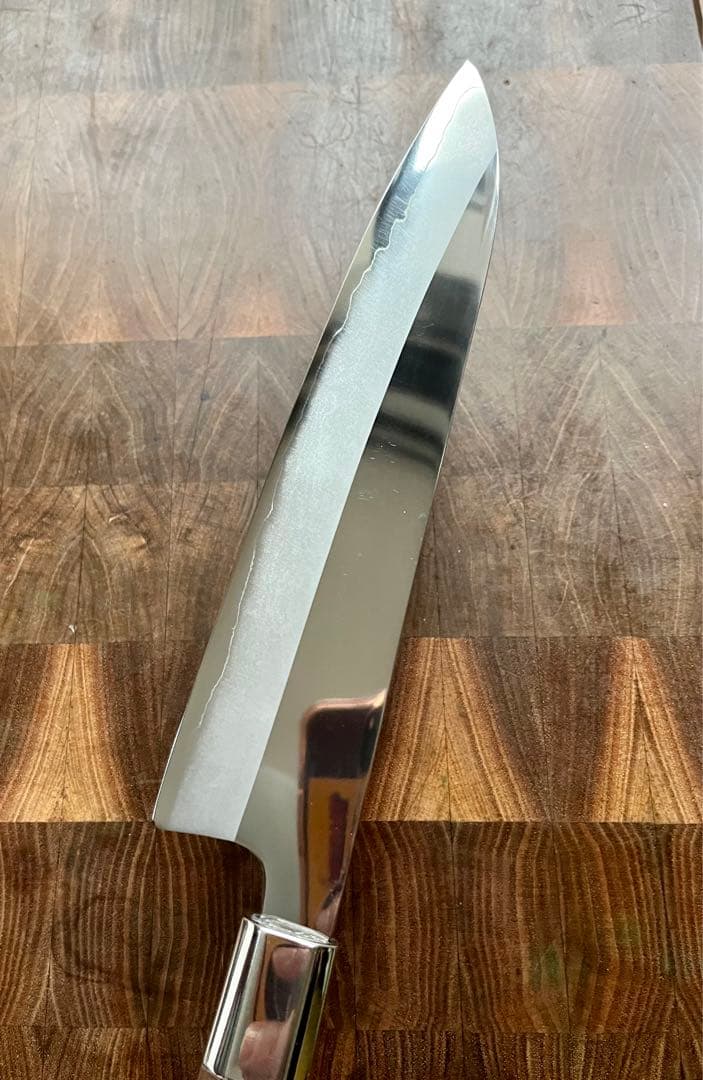 黒鳥鍛造　銀三　磨き　牛刀　210mm 包丁　洋包丁　ステンレス　土佐打刃物