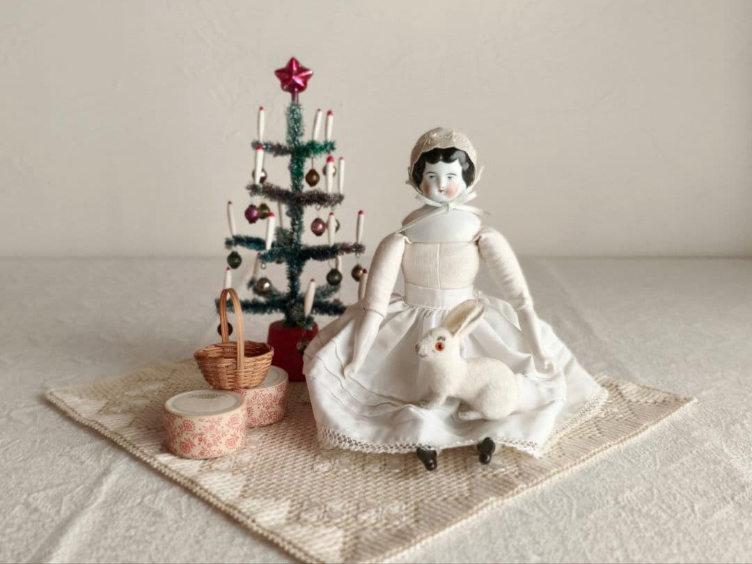 * vintage tree ✵* 星のツリートップのついた クリスマスツリー