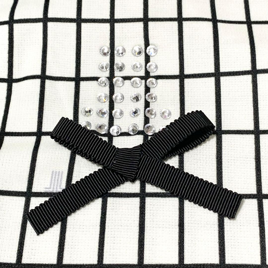 ほぼ未使用✨ランバンスポール ゴルフシャツ チェック ラインストーン 40