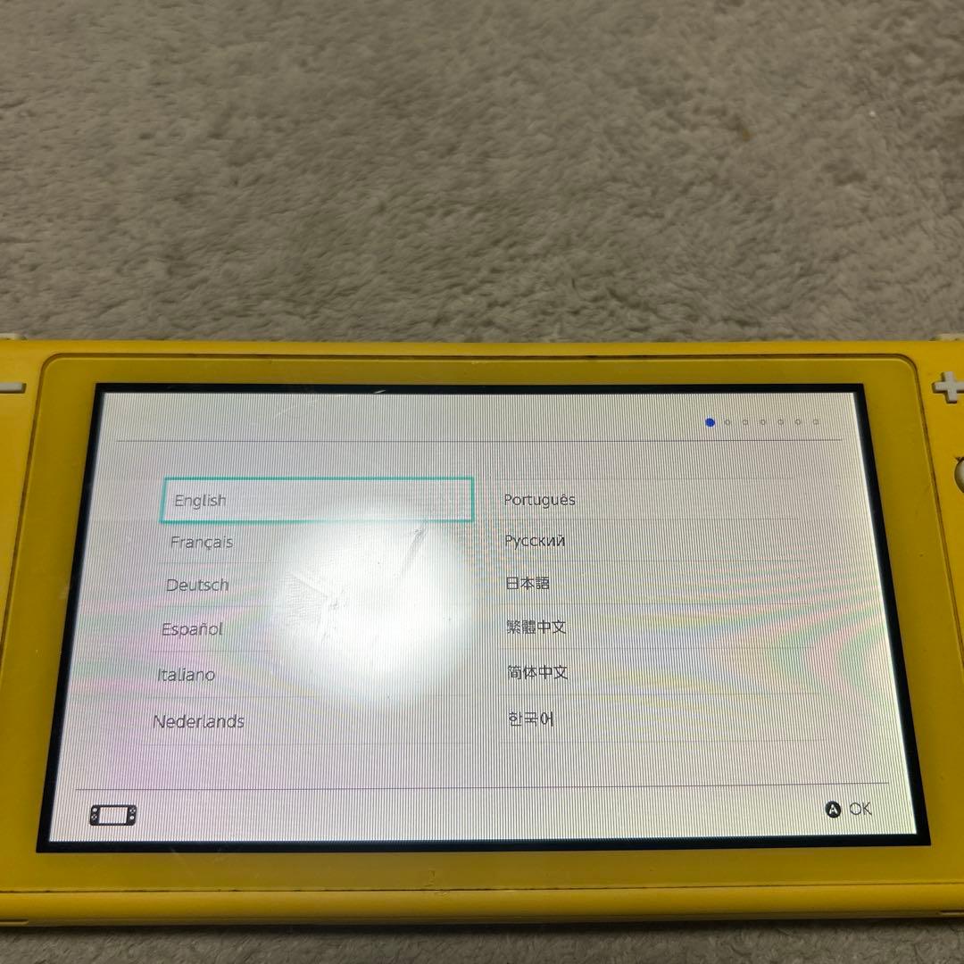 ジャンクNintendo Switch Lite イエロー 本体