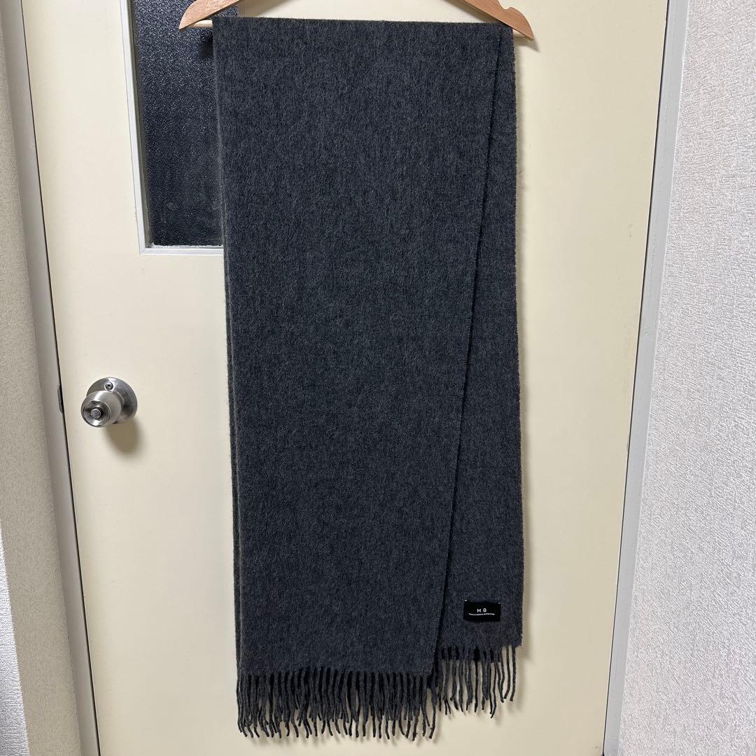 MB ハイエンドウールカシミアストール グレー