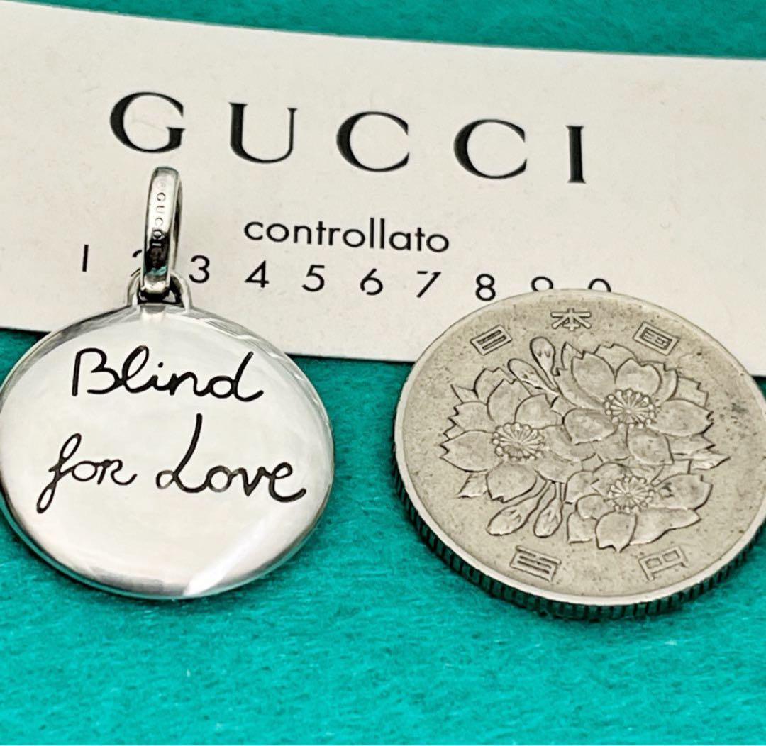 極美品‼️GUCCI ブラインドフォーラブペンダント