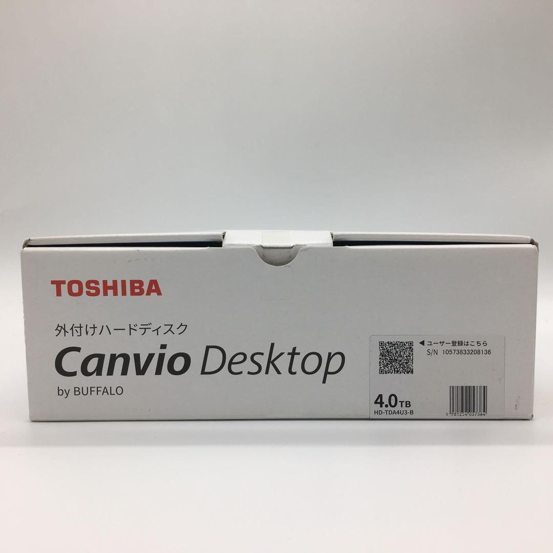 東芝 Canvio 4TB 外付けHDD USB3.2対応HD-TDA4U3-B
