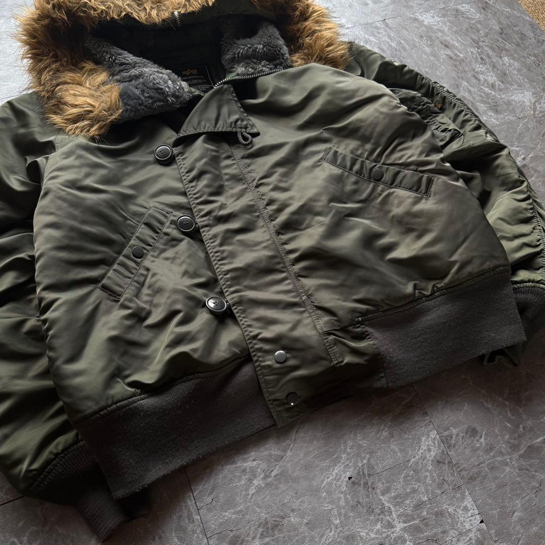 ALPHA N-2B MA1フライトジャケット 短丈