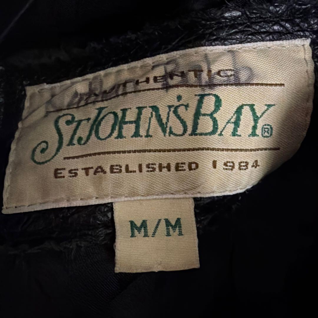 St. John's Bay スイングトップ　レザージャケット 90s