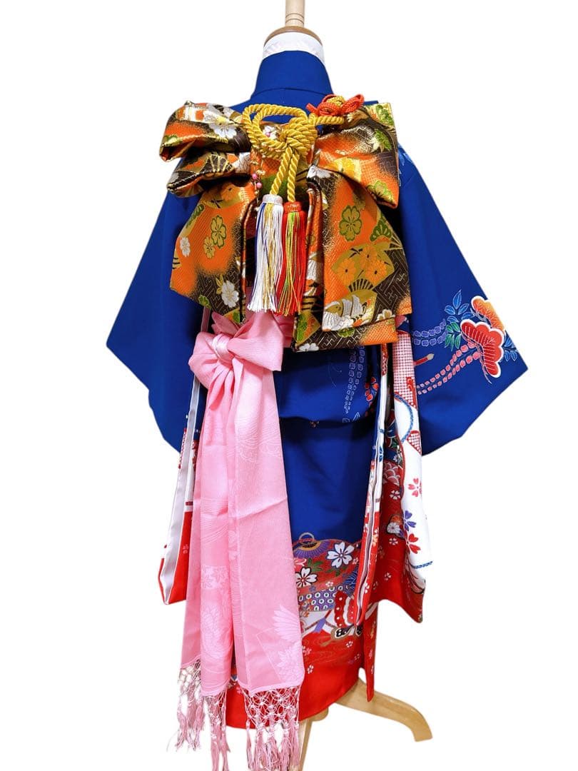 お買い得品♡七五三　7歳　女の子　セット　一式　ロイヤルブルー