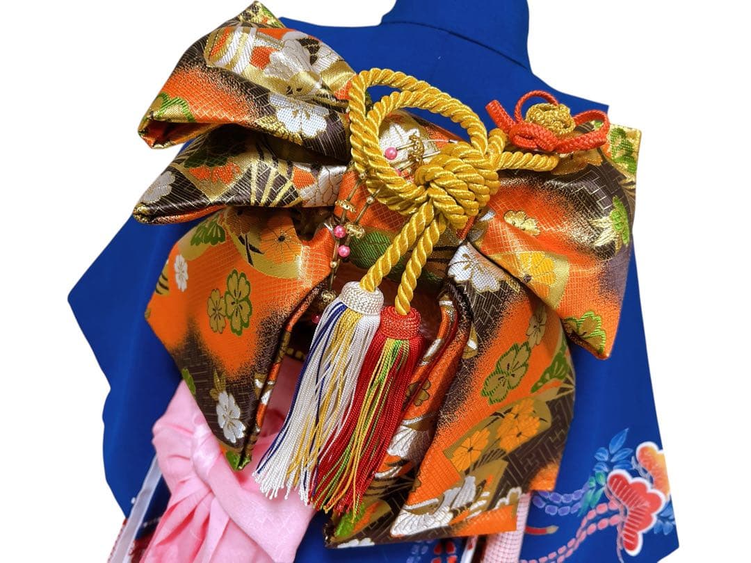 お買い得品♡七五三　7歳　女の子　セット　一式　ロイヤルブルー