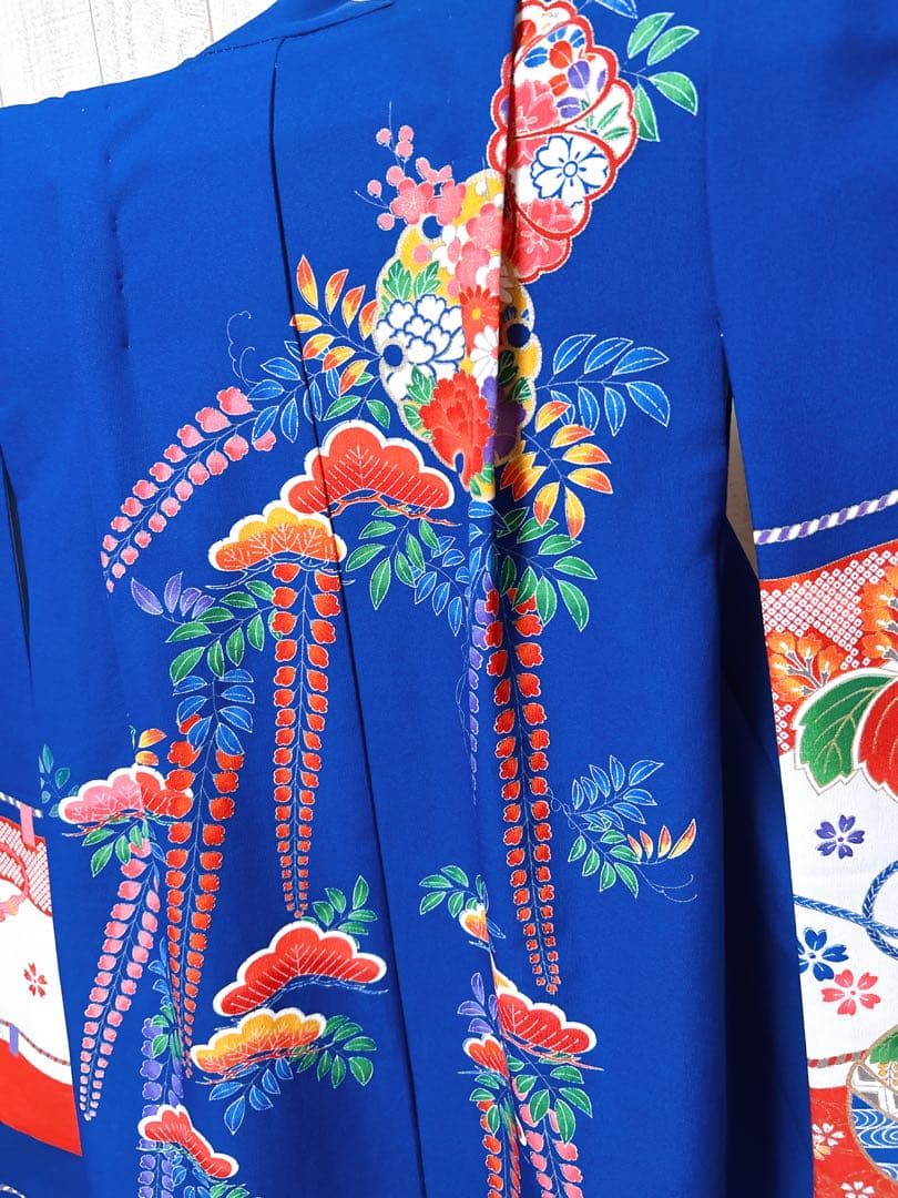 お買い得品♡七五三　7歳　女の子　セット　一式　ロイヤルブルー