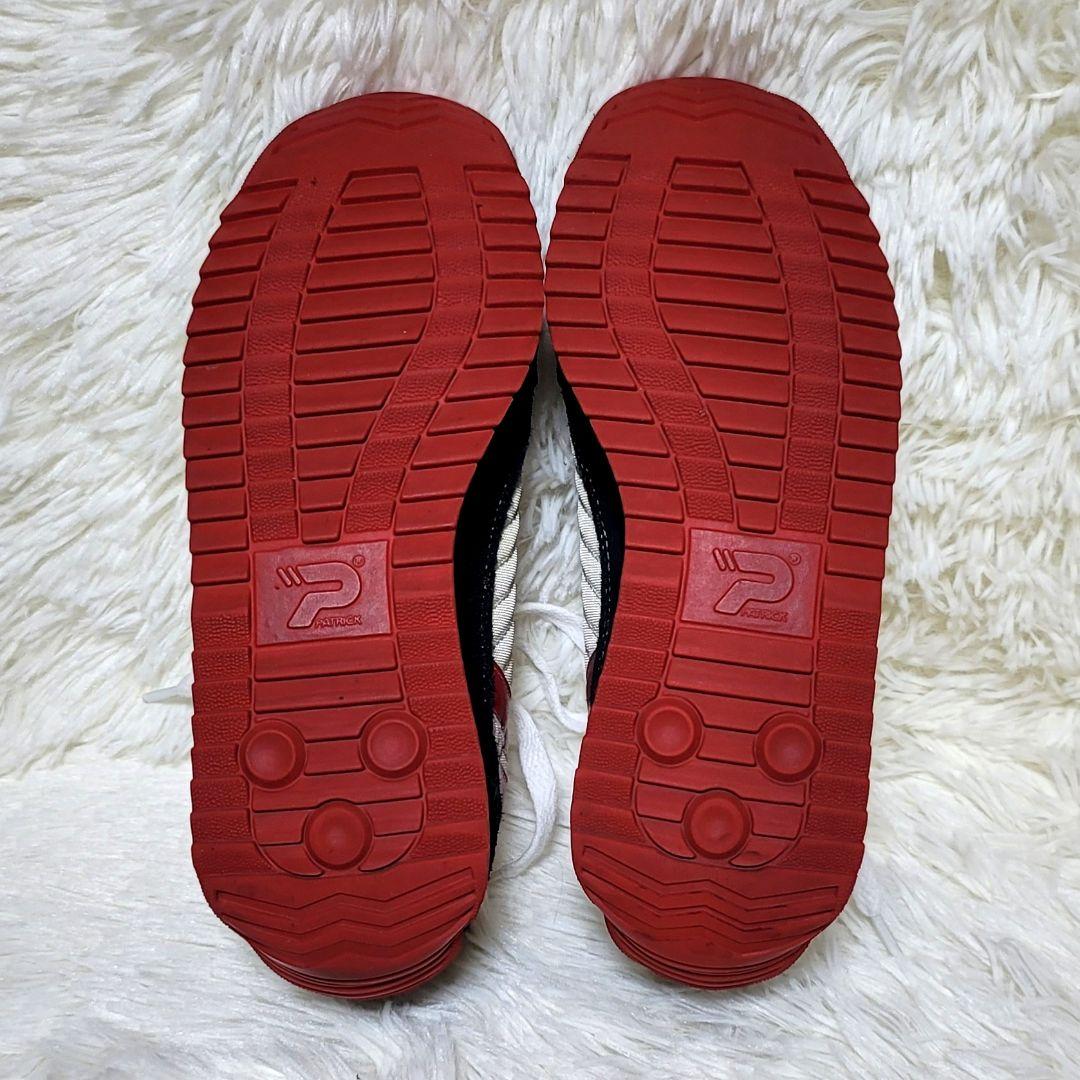 【美品】PATRICK マラソン スニーカー ローカット 23.5cm