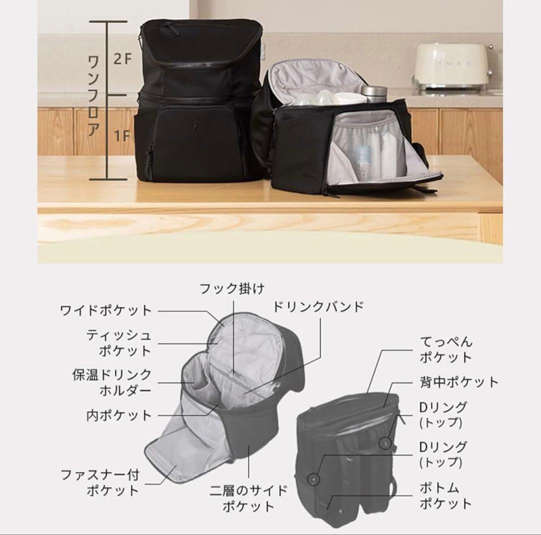 dauson lab. 二階層型リュック