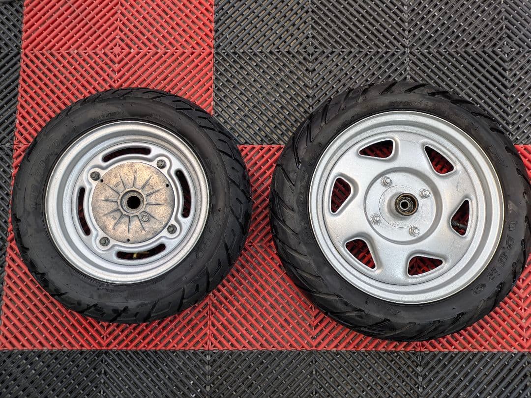 ☆最終値下げ☆フュージョン　鉄チンホイール　扁平タイヤセット