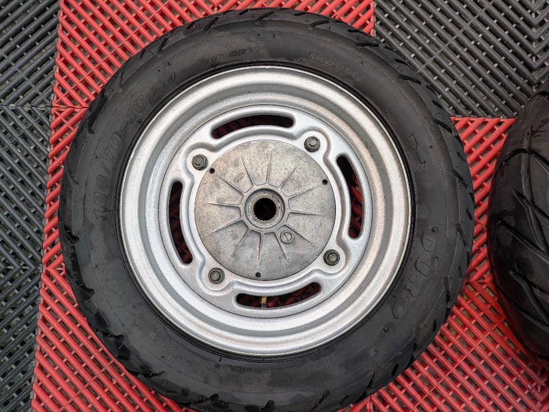 ☆最終値下げ☆フュージョン　鉄チンホイール　扁平タイヤセット