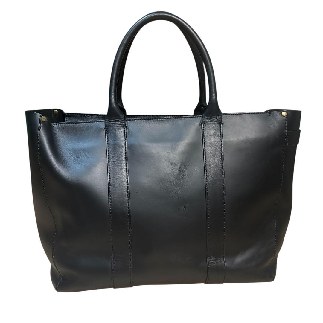 コーチ トートバッグ 大容量 オールレザー ブラック 本革 F71502