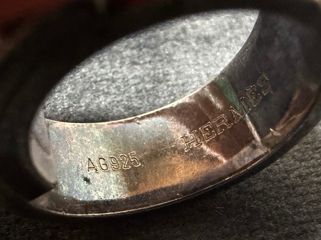 KK/10.12/25 HERMES 指輪　ケリーリング　シルバー #49