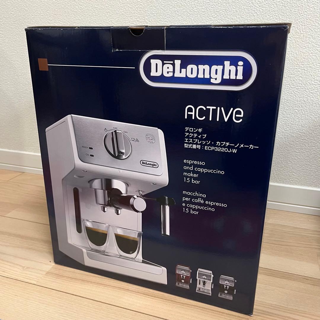 デロンギ　エスプレッソマシン DeLonghi ECP3220J-W ホワイト