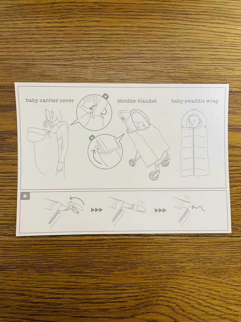 【新品】マールマール　MARLMARL baby cover blue grey