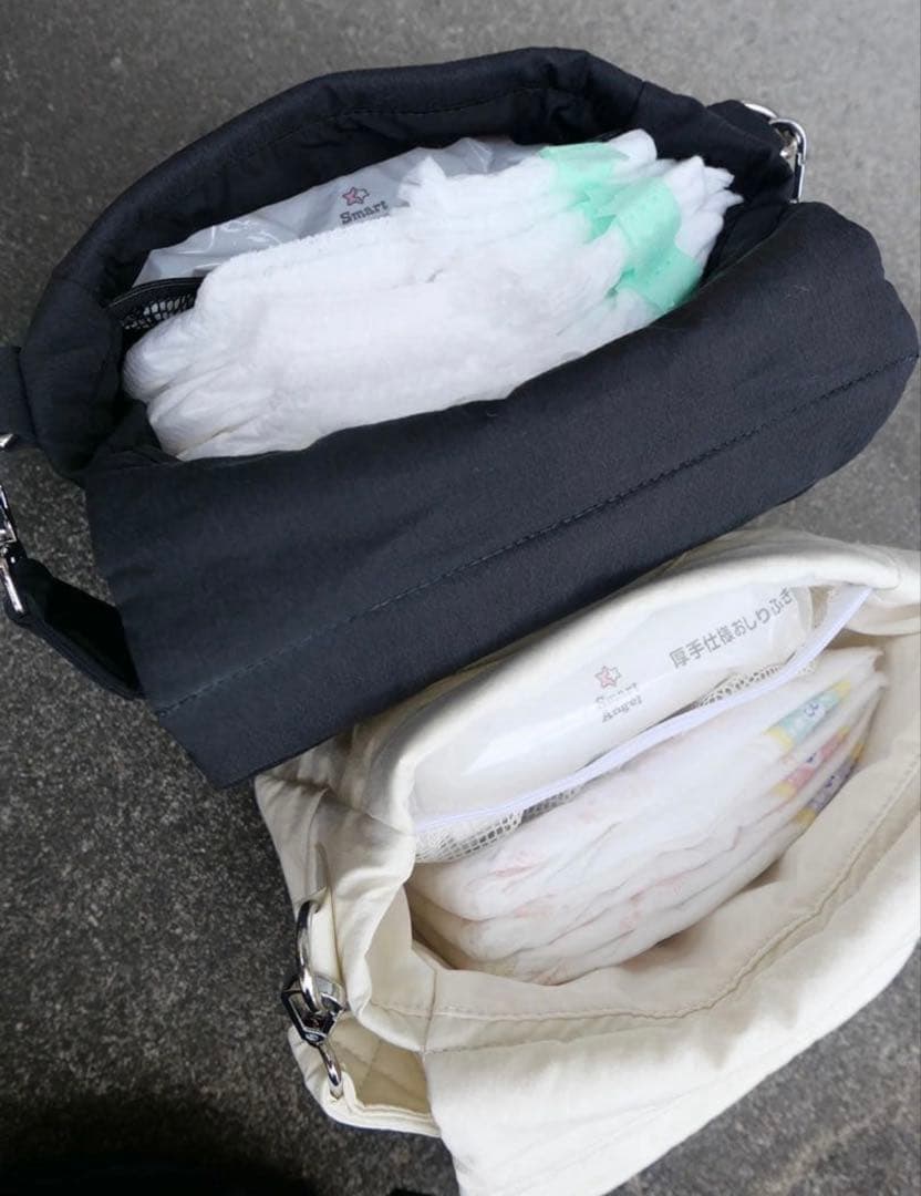 calin multi parents pouch -BLK- オムツポーチ