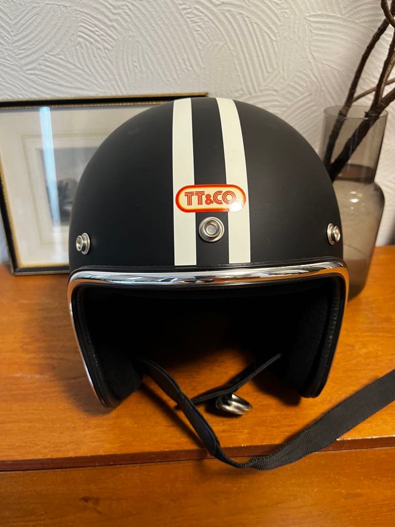 TT&CO スーパーマグナム 2ラインズ クロームトリム マットブラック　S