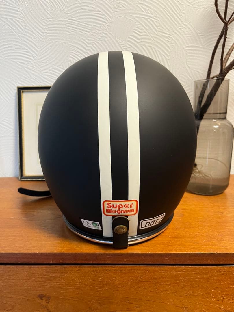 TT&CO スーパーマグナム 2ラインズ クロームトリム マットブラック　S