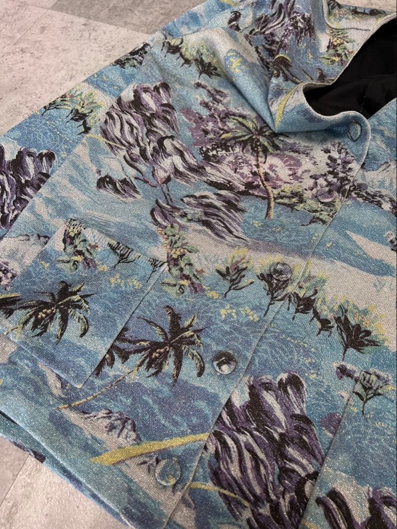 Saint Laurent Paris SS16 ウェーブ　ラメ　カーディガン