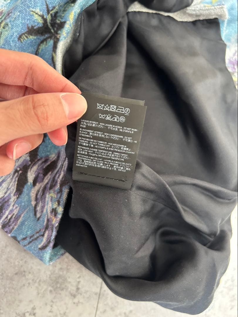 Saint Laurent Paris SS16 ウェーブ　ラメ　カーディガン