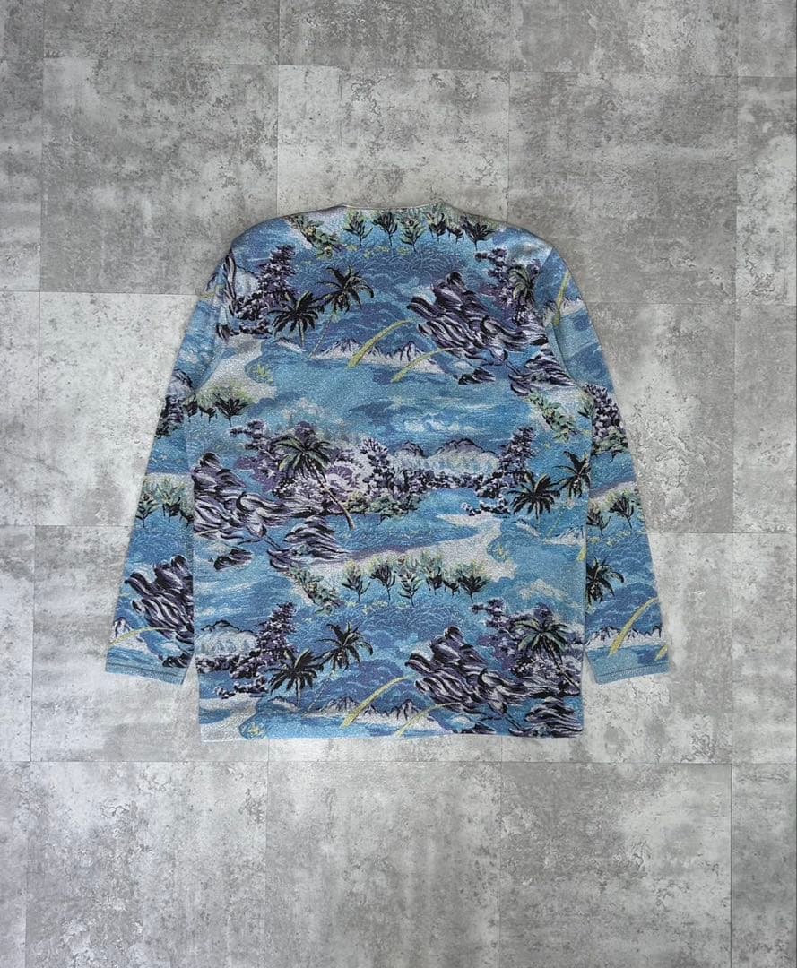 Saint Laurent Paris SS16 ウェーブ　ラメ　カーディガン