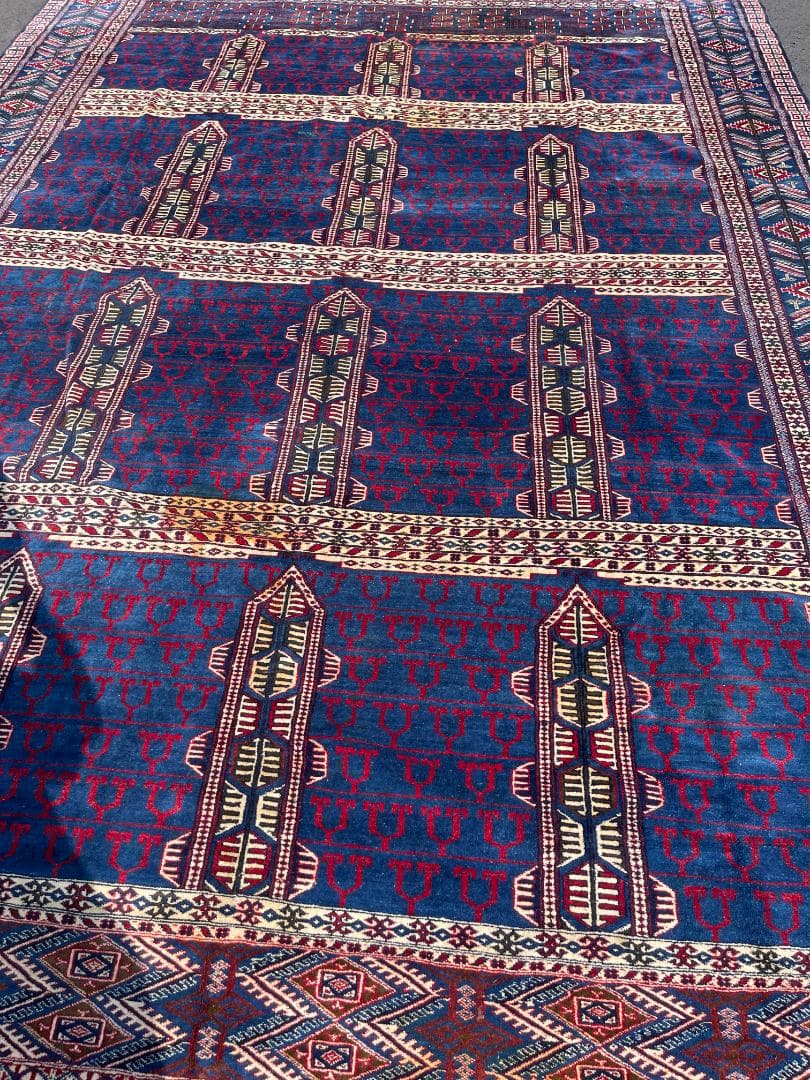 トルクメン カーペット ヴィンテージ 高品質 のハシュロ パルダ