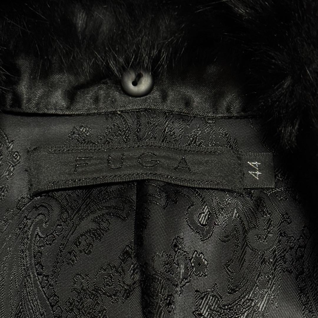 ジャケット・アウター FUGA Y2K Rabbit Fur Wool Trench Coat 44