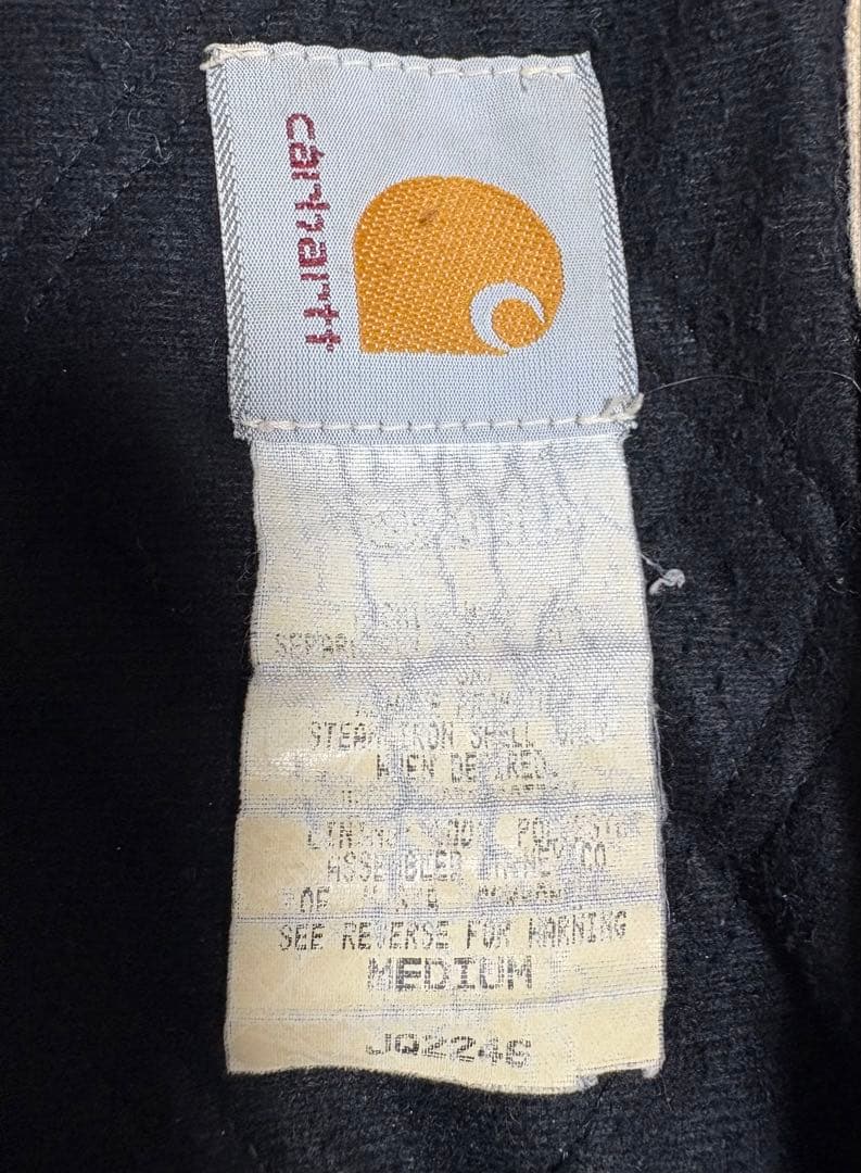 90s 希少色 カーハート サンタフェジャケット JQ2246 クリムゾン M