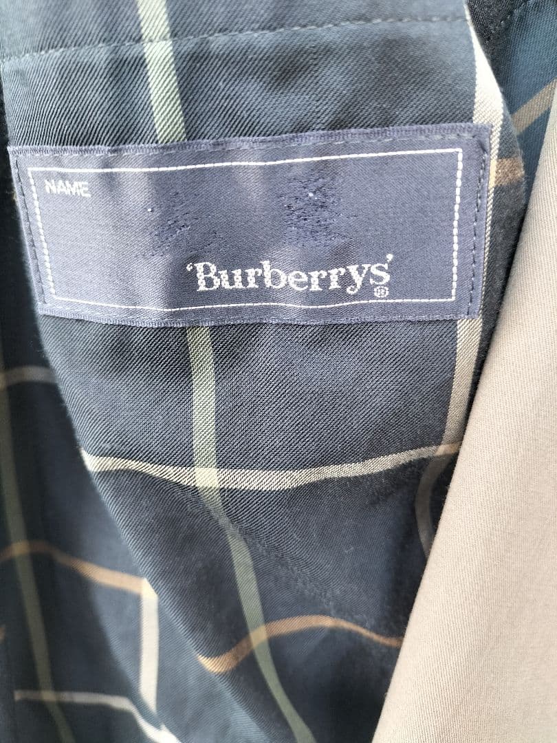 Burberrys カーキ トレンチコート　オールドタイプ　M〜L