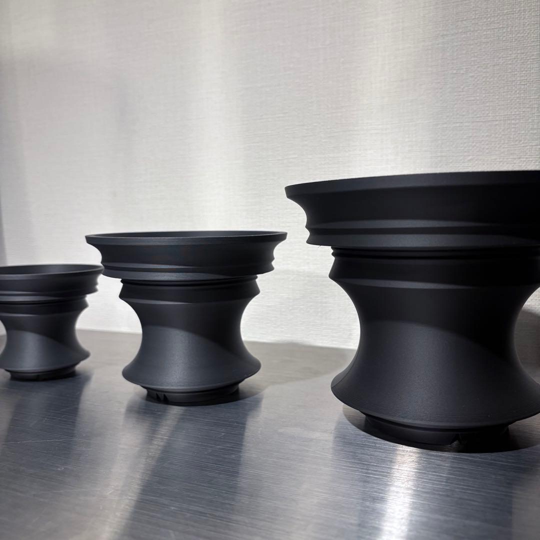 【新作】 TOWER 11 Matte Black+ 4,5,6号 作家鉢