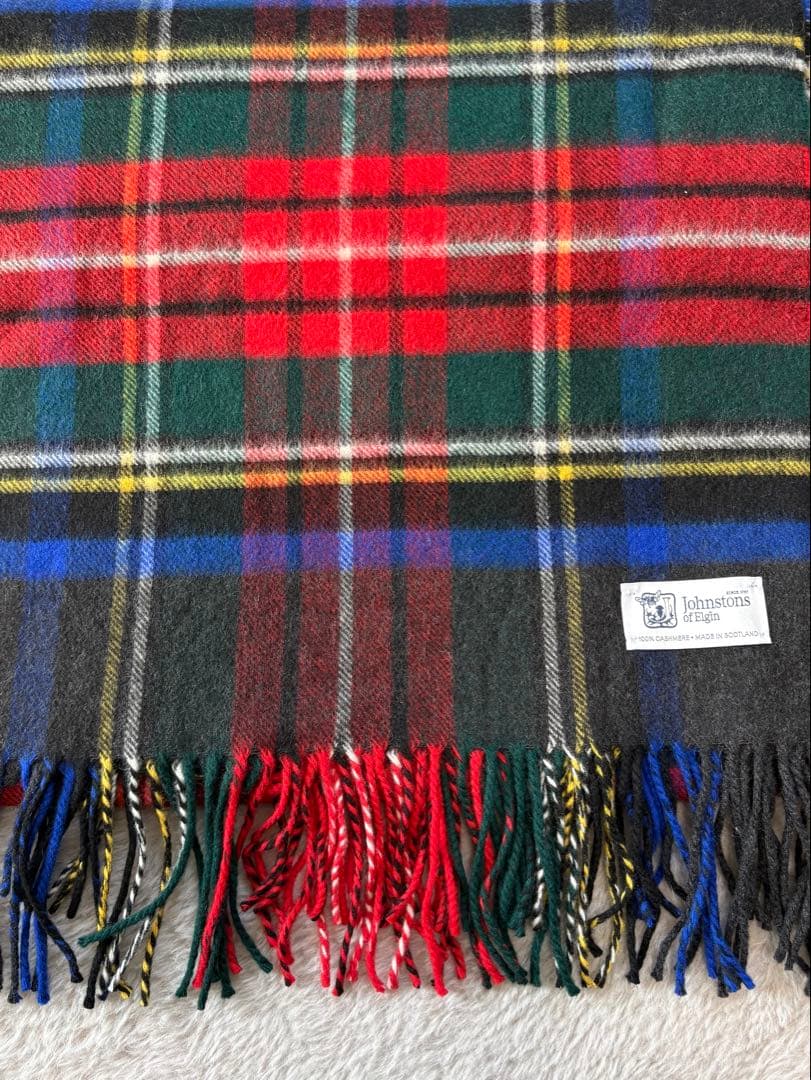 Johnstons of Elgin カシミヤストール【新品タグ付き】