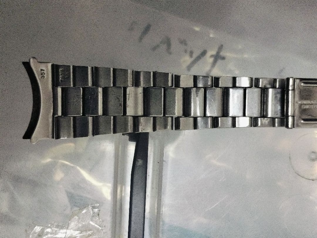 ROLEX正規品7835 ラグ幅19ミリ　ステンレスブレスFF357純正