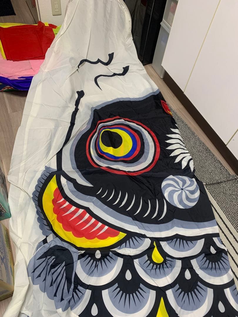 鯉のぼり　東錦　大型鯉　10mセット　使用品　こいのぼり