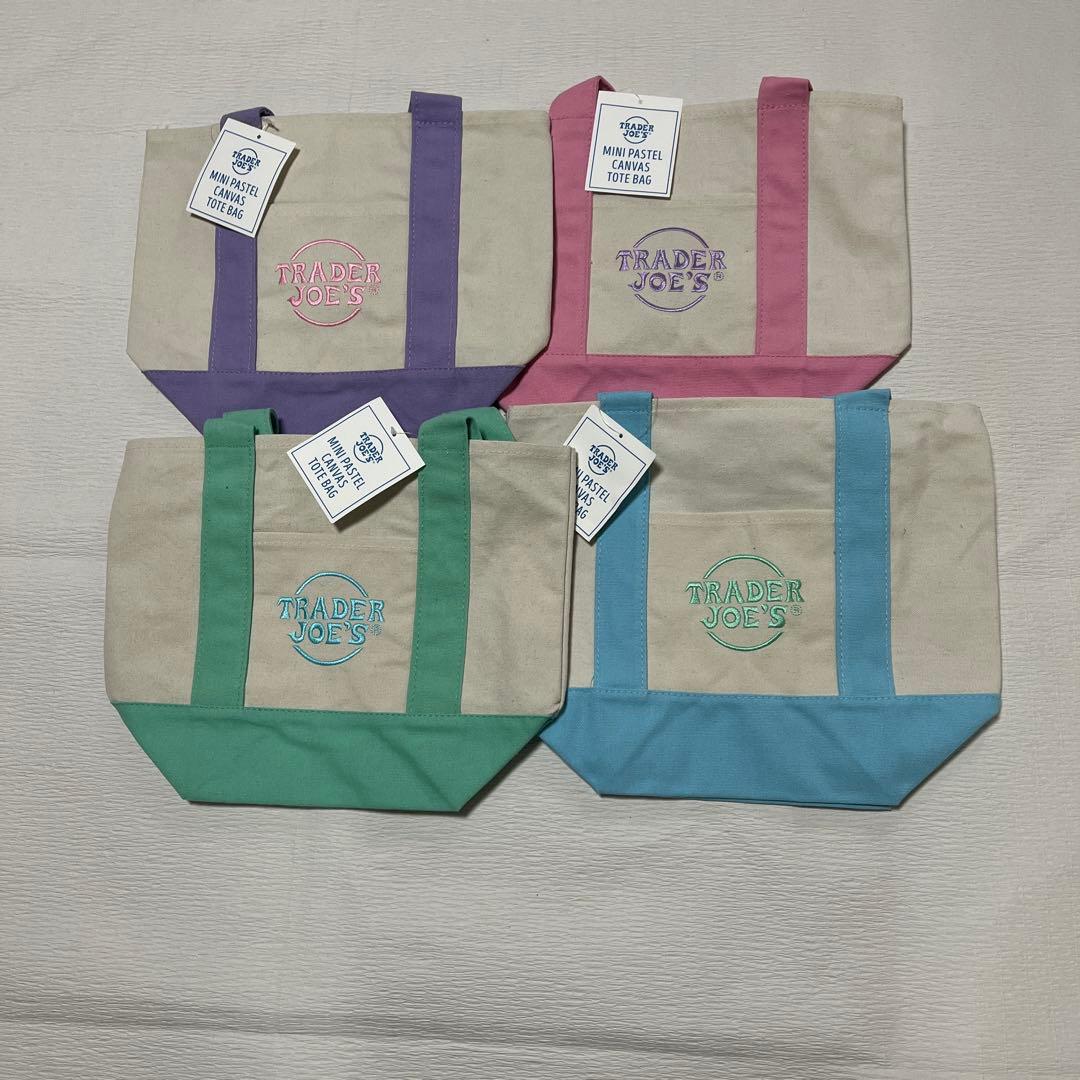 新品未使用トレダージョーズ　パステルカラーミニバッグ4色
