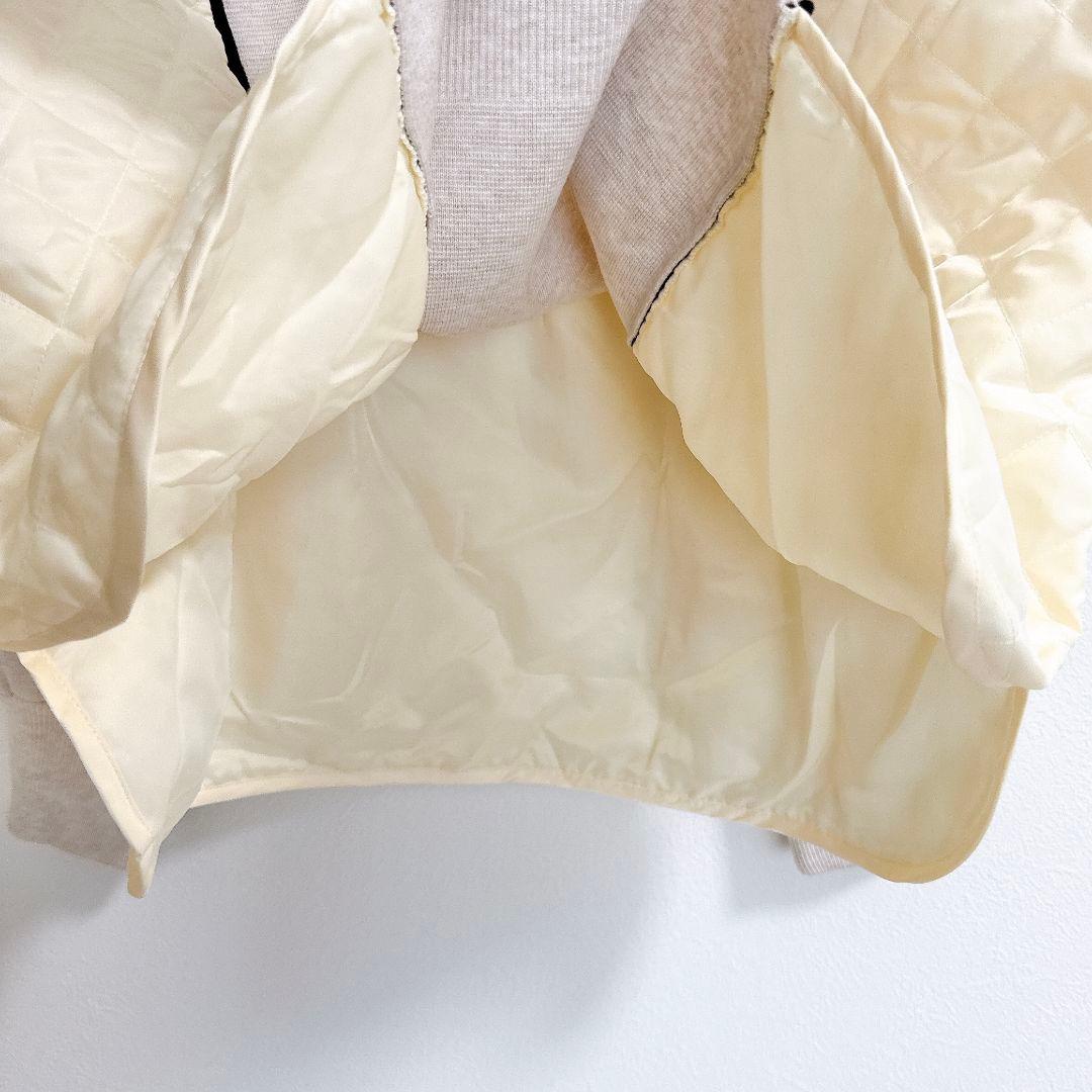 MACHATT♡マチャット キルティングドッキングニット セーター 異素材 長袖