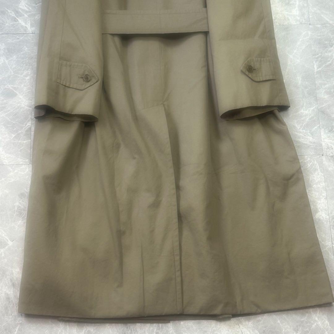 バーバリー♡ステンカラーコート　ライナーベルト　ノバチェック カーキ