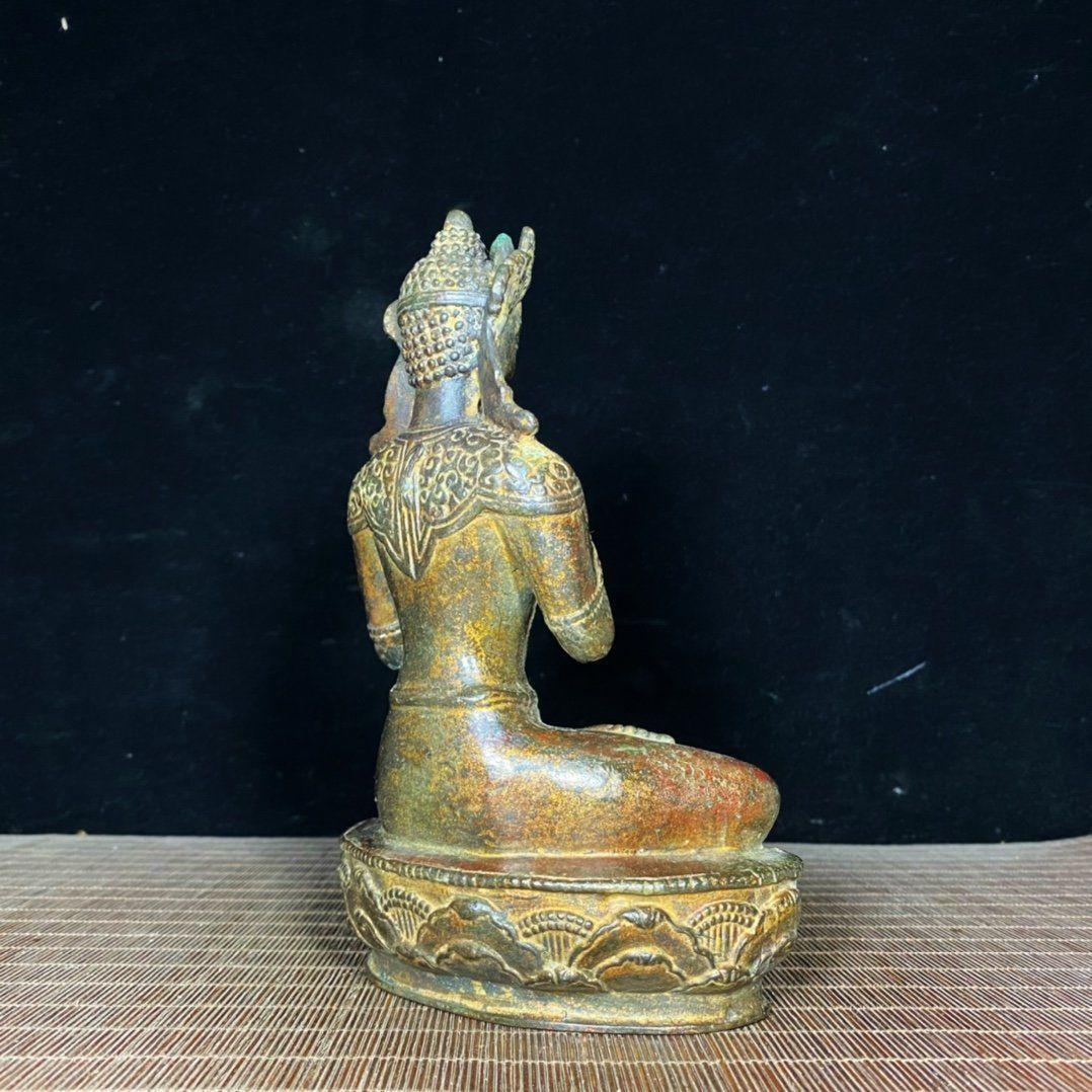 白度母結法印像 装飾品 工芸品 美術品 置物