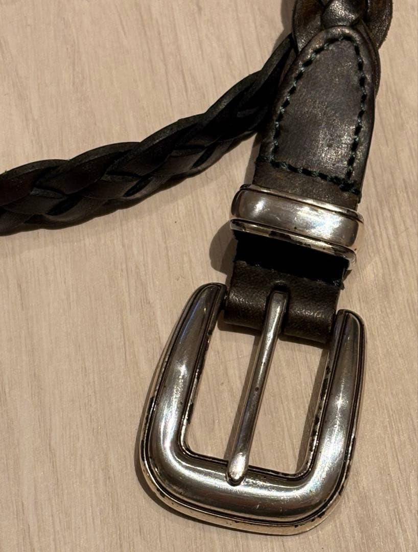 イタリア製LARDINI (ラルディーニ) メッシュ レザーベルト