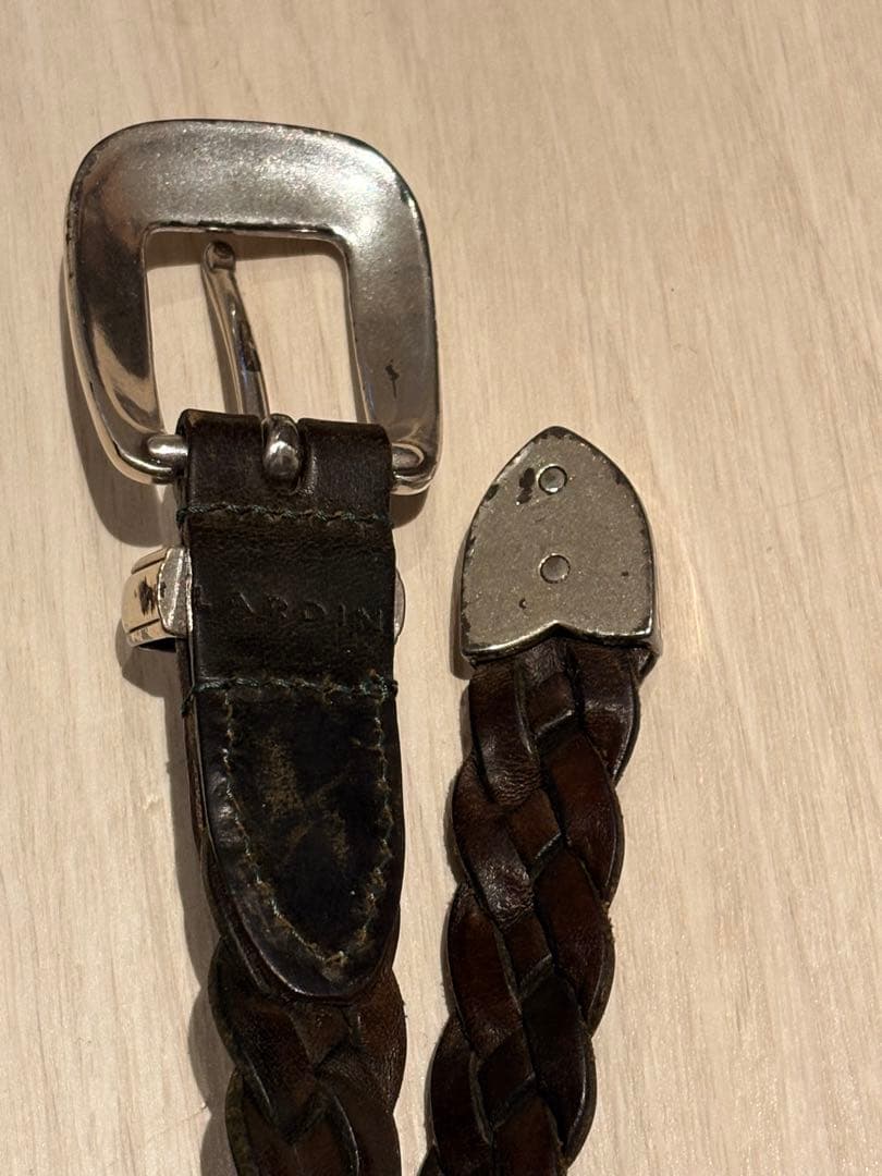 イタリア製LARDINI (ラルディーニ) メッシュ レザーベルト