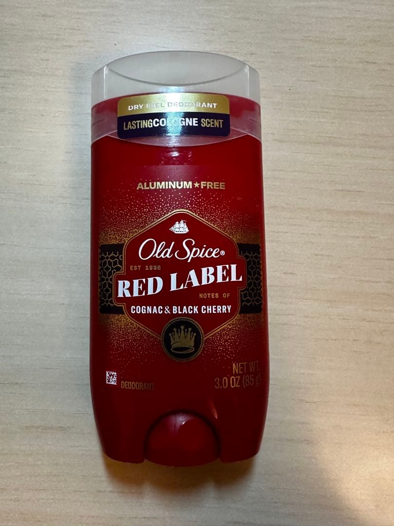 オールドスパイスレッドレーベルコニャックアンドブラックチェリー