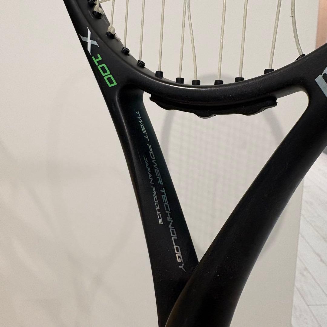 【美品】Prince プリンス X 100 硬式テニスラケット