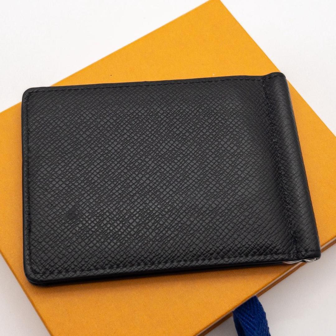 【超極美品】ルイヴィトン　ポルトフォイユパンス　タイガ　マネークリップ　黒