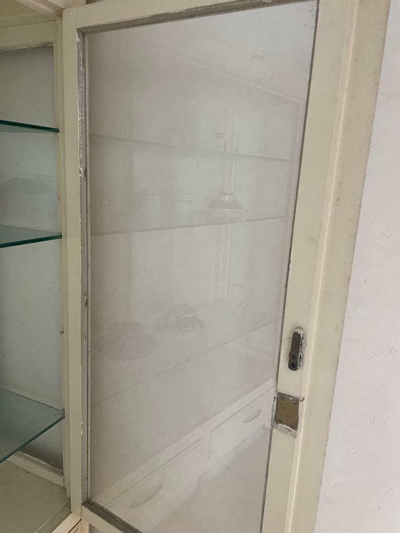 K．　【引取り希望】アンティーク　医療棚　キャビネット 　ケビント