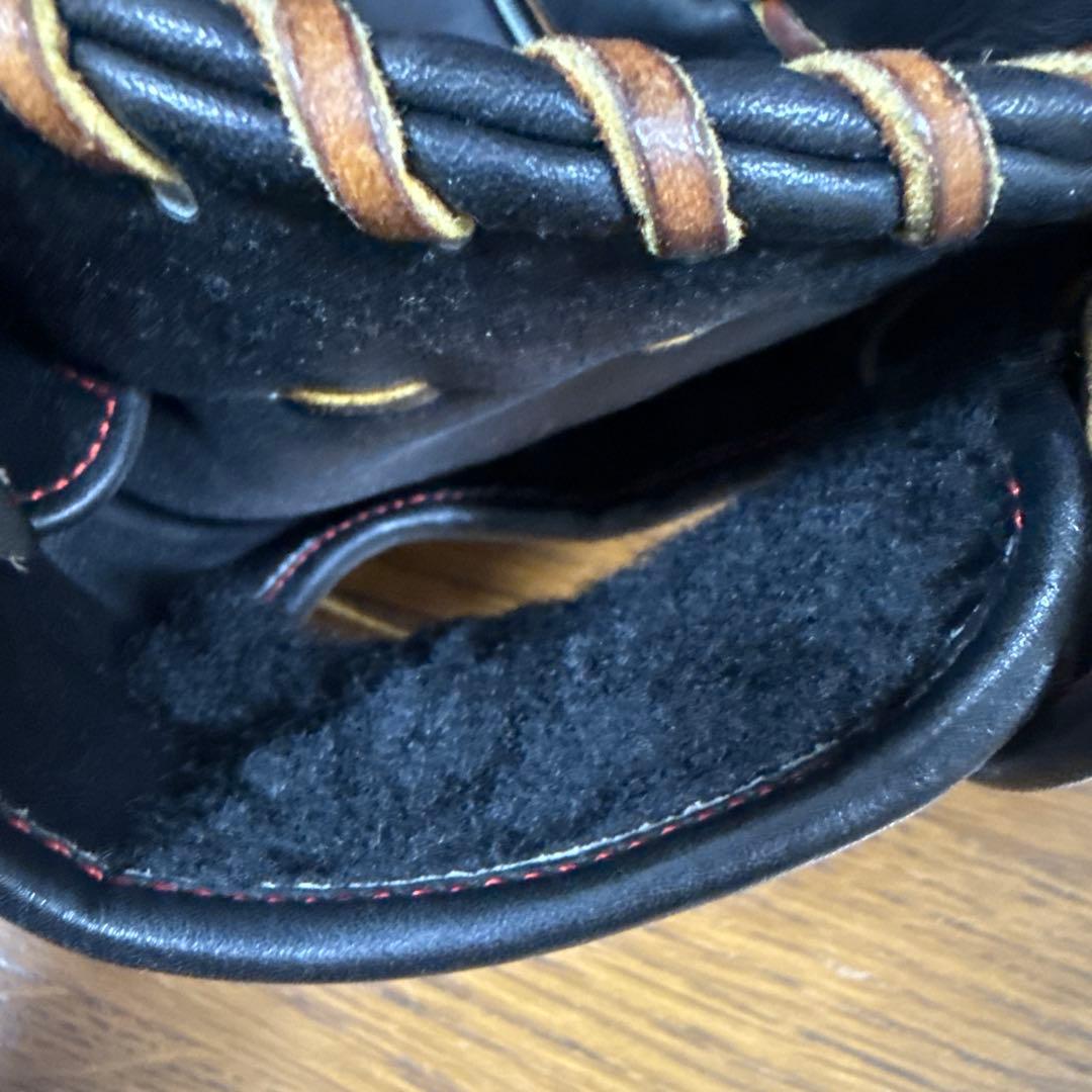 リュウ　ryu グローブ　硬式　グラブ　内野手　ブラック