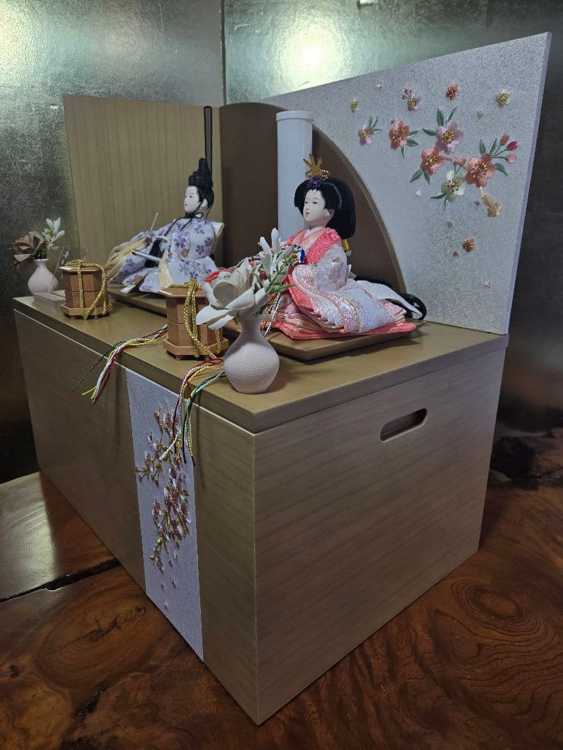 【一点限り】雛人形 収納飾り　SH47