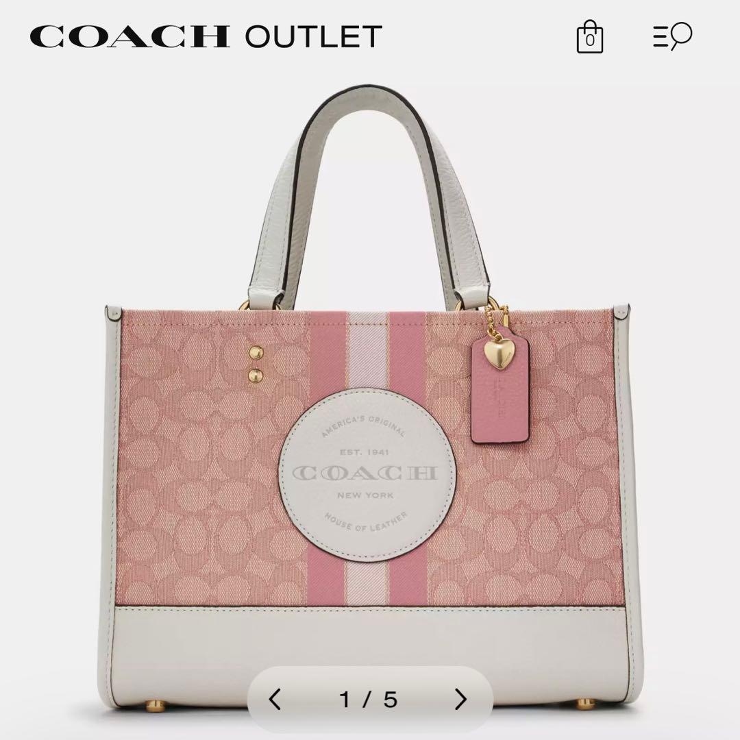 デンプシー キャリーオール シグネチャー ジャカード coach コーチ